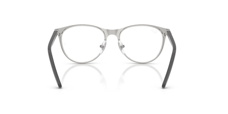 Ray-Ban Youth 0RY9552V in Black On Silver - Back View
