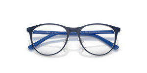 Matte Blue On Silver / Clear (4094)