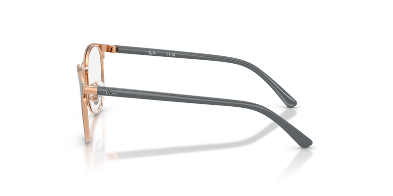 Ray-Ban Youth 0RY9552V in Grey On Rose Gold - Alternate View