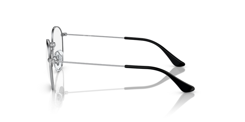 Ray-Ban Youth JUNIOR ROB in Black On Silver - Alternate View