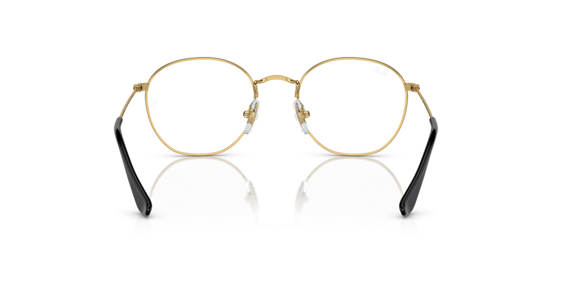 Ray-Ban Youth JUNIOR ROB in Black On Gold - Alternate View