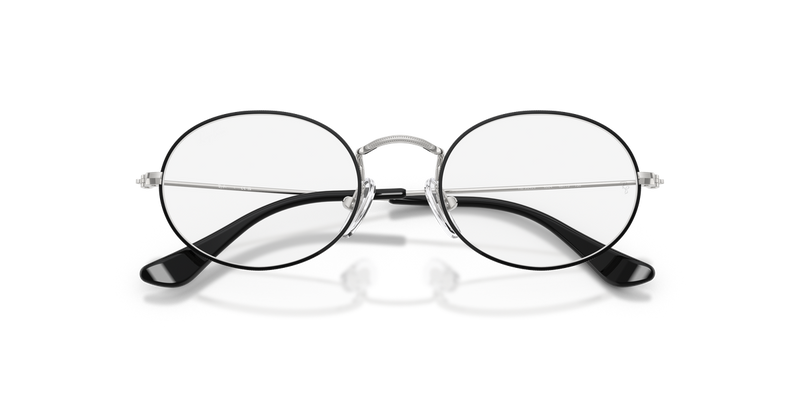 Ray-Ban Youth RY9645V in Black On Silver - Side View