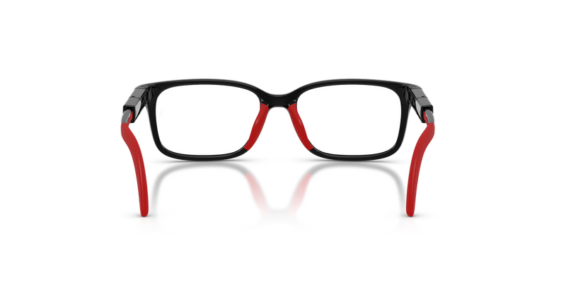 Ray-Ban Youth 0RYA1980 in Black & Red - Alternate View