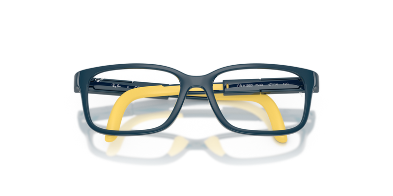 Ray-Ban Youth 0RYA1980 in Blue & Yellow - Side View