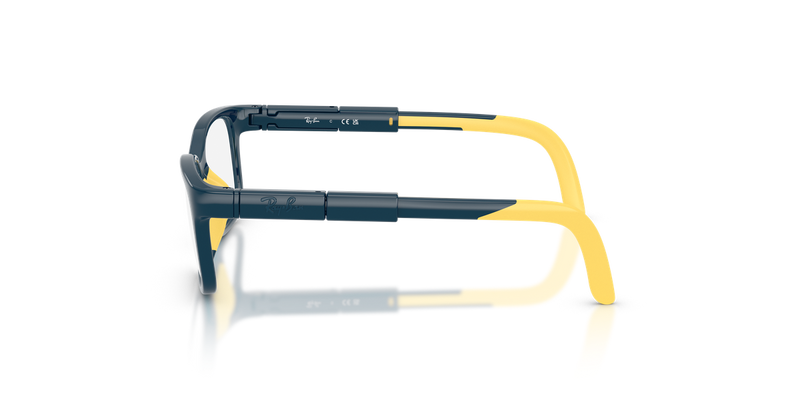 Ray-Ban Youth 0RYA1980 in Blue & Yellow - Back View