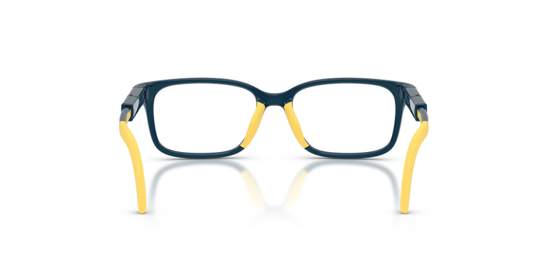 Ray-Ban Youth 0RYA1980 in Blue & Yellow - Temple Detail