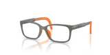 Grey & Orange / Clear (7533)