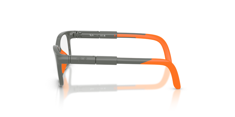 Ray-Ban Youth 0RYA1980 in Grey & Orange - Alternate View