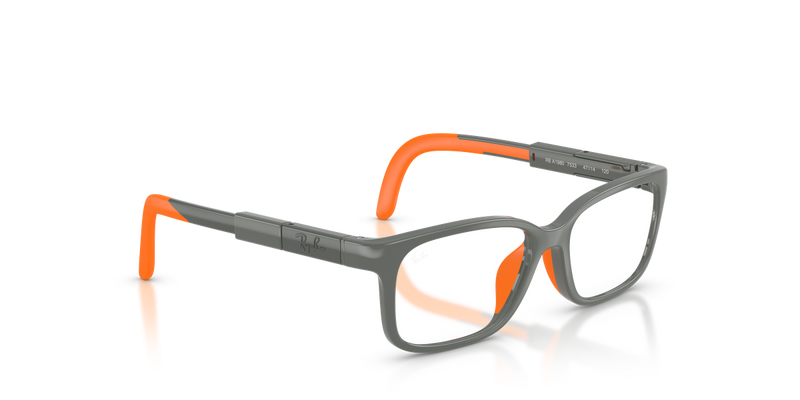 Ray-Ban Youth 0RYA1980 in Grey & Orange - Alternate View
