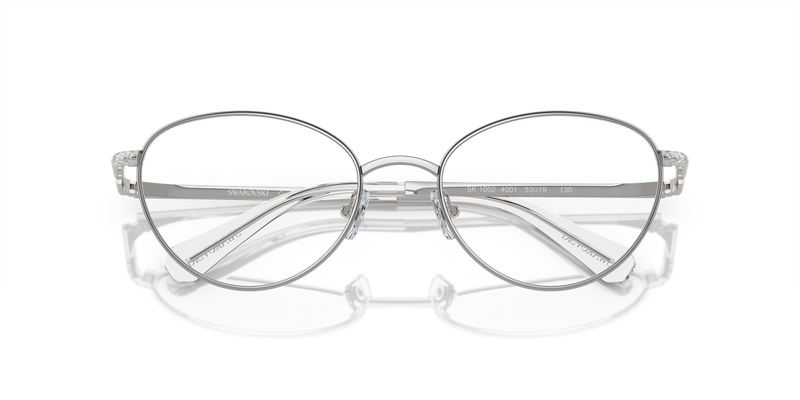 Swarovski SK1002 in Silver / Demo Lens (4001) - Side View