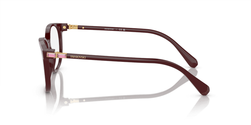 Swarovski SK2002 in Solid Burgundy (1008) - Alternate View