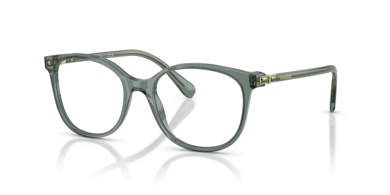 Swarovski SK2002 in Transparent Green (1043) - Front View