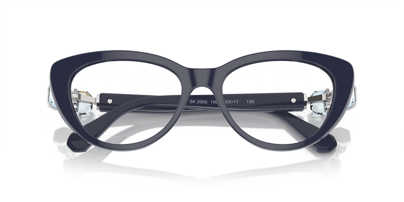 Swarovski SK2005 in Dark Blue / Demo Lens (1004) - Alternate View