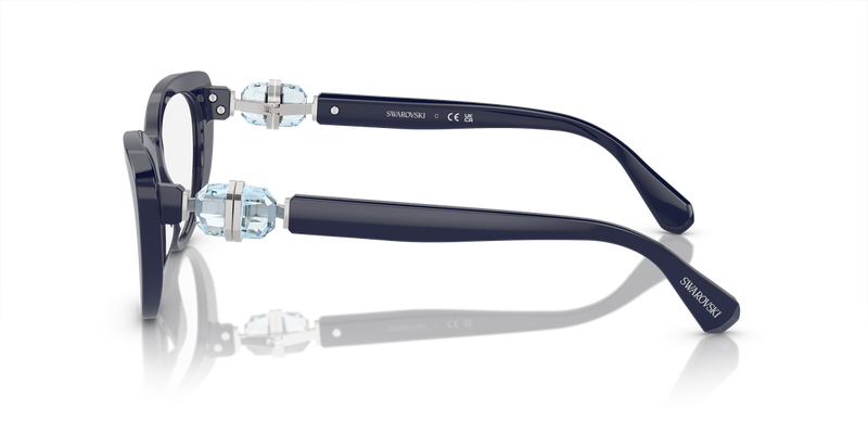 Swarovski SK2005 in Dark Blue / Demo Lens (1004) - Alternate View