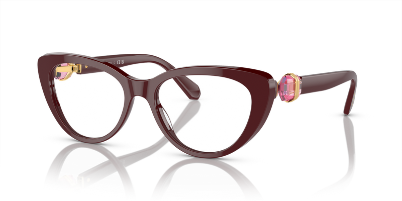 Swarovski SK2005 in Burgundy / Demo Lens (1008) - Alternate View