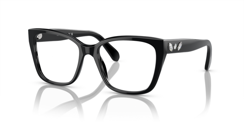 Swarovski SK2008 in Black / Demo Lens (1001) - Front View