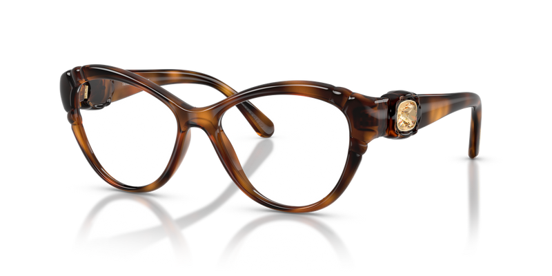 Swarovski SK2057 in Havana / Demo Lens (1002) - Front View