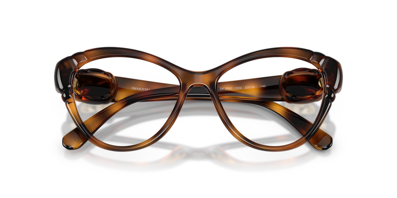Swarovski SK2057 in Havana / Demo Lens (1002) - Side View