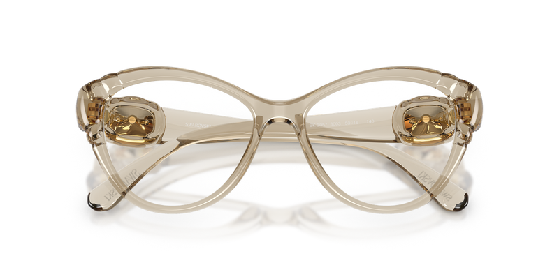 Swarovski SK2057 in Transparent Beige / Demo Lens (3003) - Alternate View