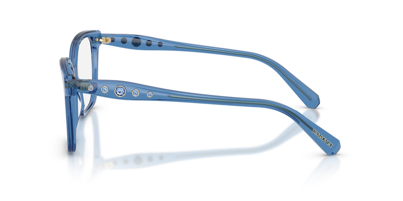 Swarovski SK2061 in Transparent Blue / Demo Lens (1100) - Alternate View