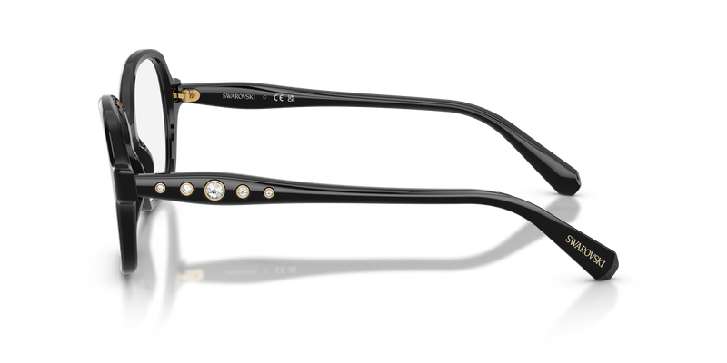 Swarovski SK2063 in Black / Demo Lens (1001) - Back View