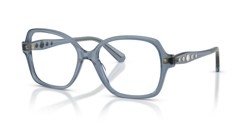 Swarovski SK2063 in Milky Light Blue / Demo Lens (1102) - Alternate View