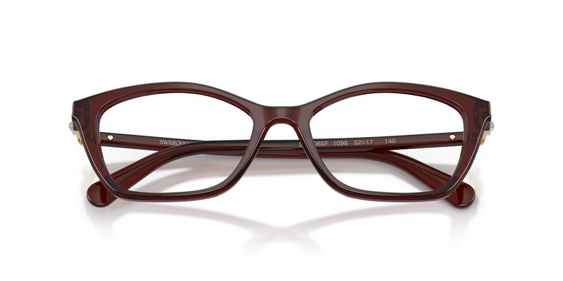 Swarovski SK2065F in Transparent Burgundy / Demo Lens (1098) - Alternate View