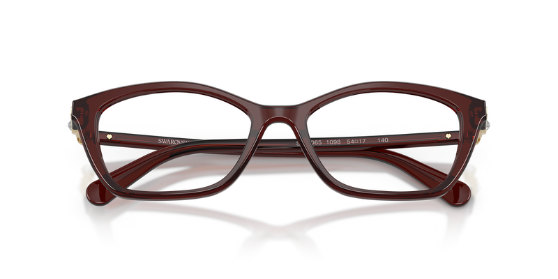 Swarovski SK2065 in Transparent Burgundy / Demo Lens (1098) - Alternate View