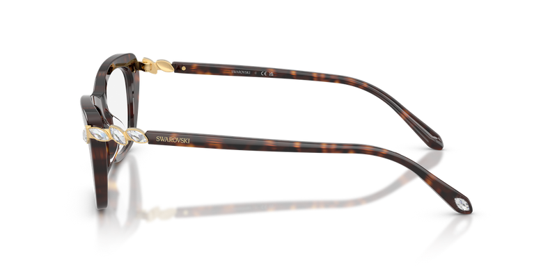 Swarovski SK2068U in Havana - Back View