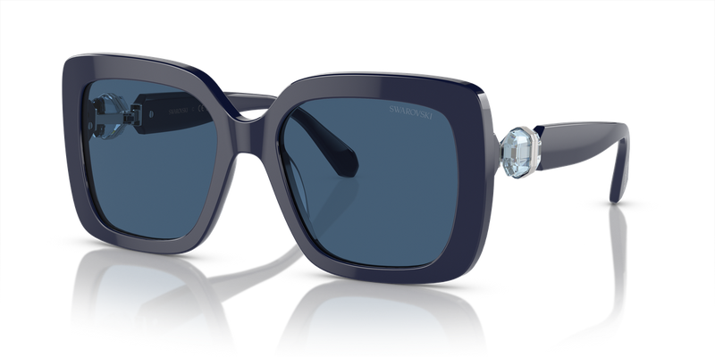 Swarovski SK6001 in Opal Blue / Dark Blue (100455) - Alternate View