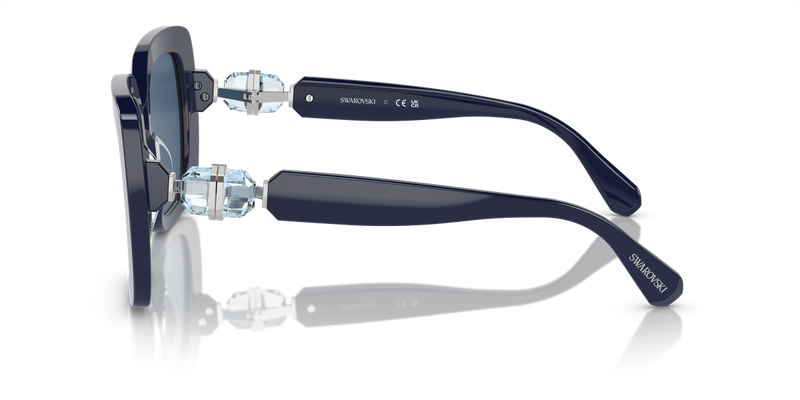 Swarovski SK6001 in Opal Blue / Dark Blue (100455) - Alternate View