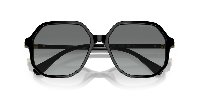 Swarovski SK6003 in Black / Grey Gradient (100111) - Side View