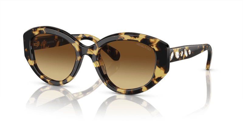 Swarovski SK6005 in Medium Havana / Brown Gradient (100913) - Alternate View
