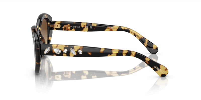 Swarovski SK6005 in Medium Havana / Brown Gradient (100913) - Alternate View