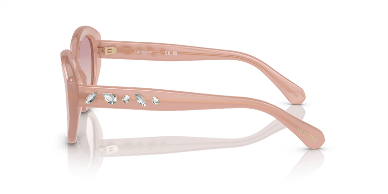 Swarovski SK6005 in Pink Opal / Brown Gradient Violet (102568) - Alternate View