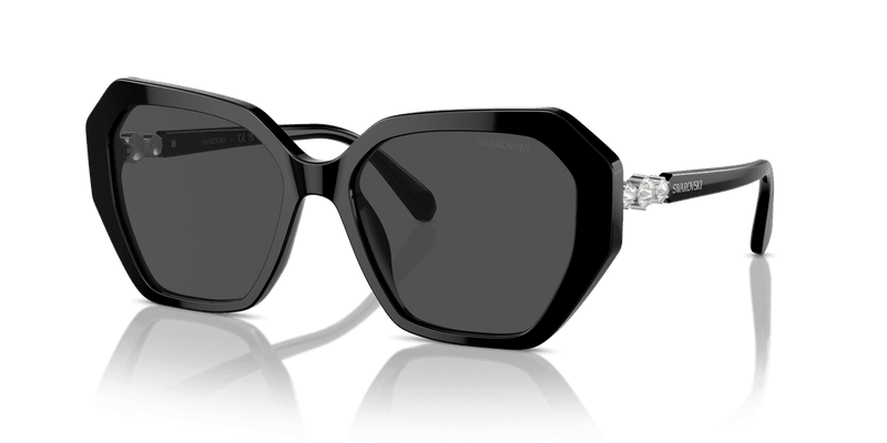 Swarovski SK6017 in Black / Dark Grey (100187) - Alternate View