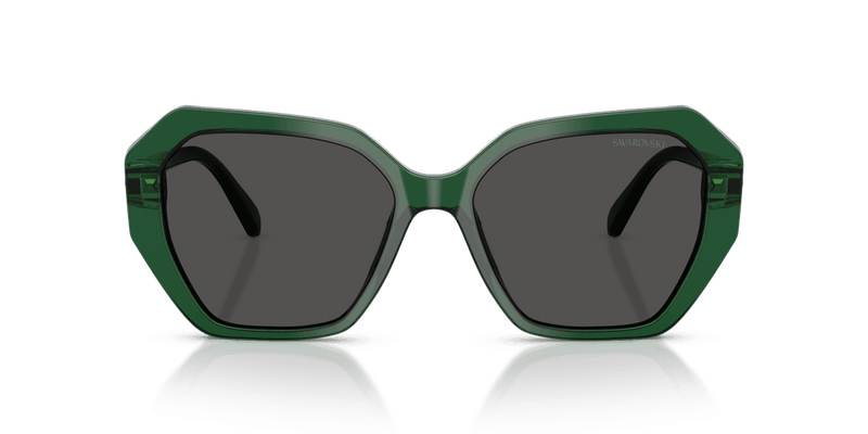 Swarovski SK6017 in Transparent Green / Dark Grey (104587) - Alternate View