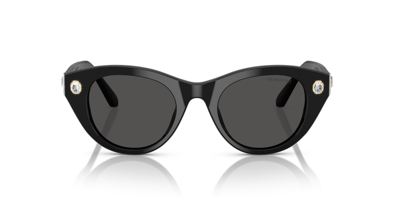 Swarovski SK6025 in Black / Dark Grey (100187) - Alternate View
