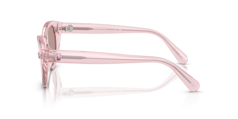 Swarovski SK6025 in Transparent Pink / Light Purple Brown (30017N) - Alternate View