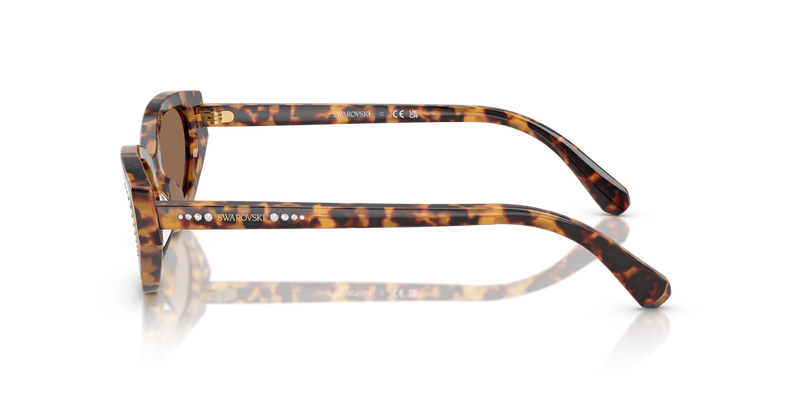 Swarovski SK6030 in Havana Medio / Dark Brown (104073) - Alternate View