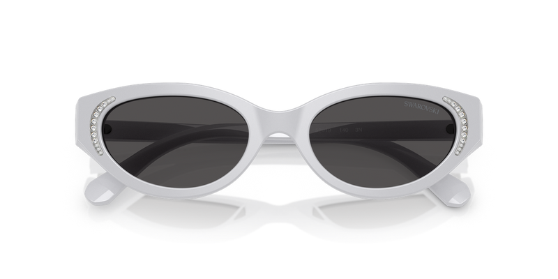 Swarovski SK6030 in Light Grey / Dark Grey (106087) - Alternate View