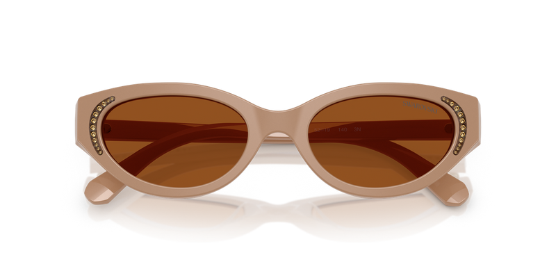 Swarovski SK6030 in Beige / Dark Brown (106173) - Alternate View
