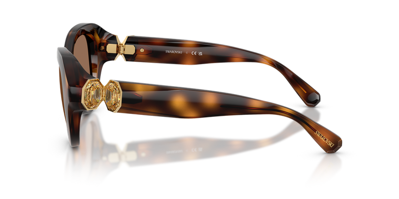 Swarovski SK6037 in Havana / Dark Brown (100273) - Alternate View