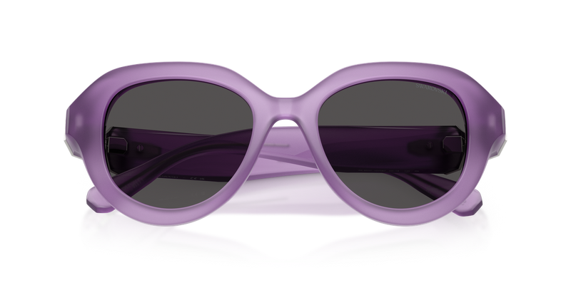 Swarovski SK6037 in Milky Lilac / Dark Grey (107587) - Alternate View