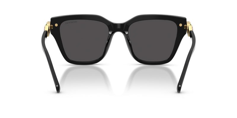 Swarovski SK6041F in Black / Dark Grey (100187) - Temple Detail