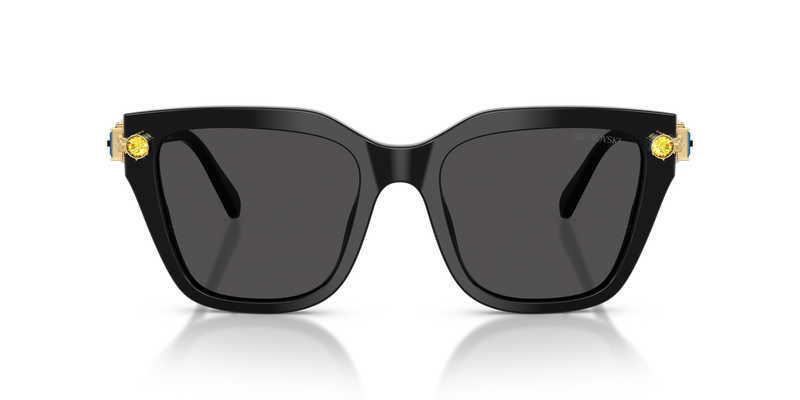 Swarovski SK6041F in Black / Dark Grey (100187) - Alternate View