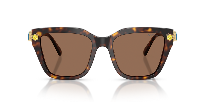 Swarovski SK6041F in Havana / Dark Brown (100273) - Alternate View