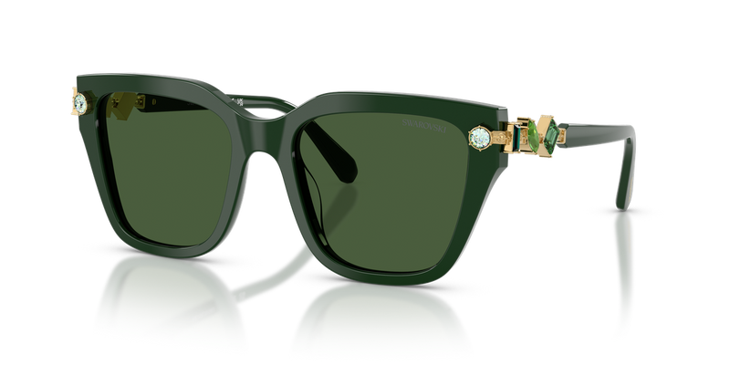 Swarovski SK6041F in Dark Green (102671) - Alternate View
