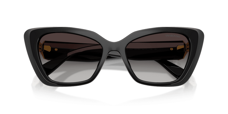 Swarovski SK6047 in Black / Grey Gradient (10018G) - Side View