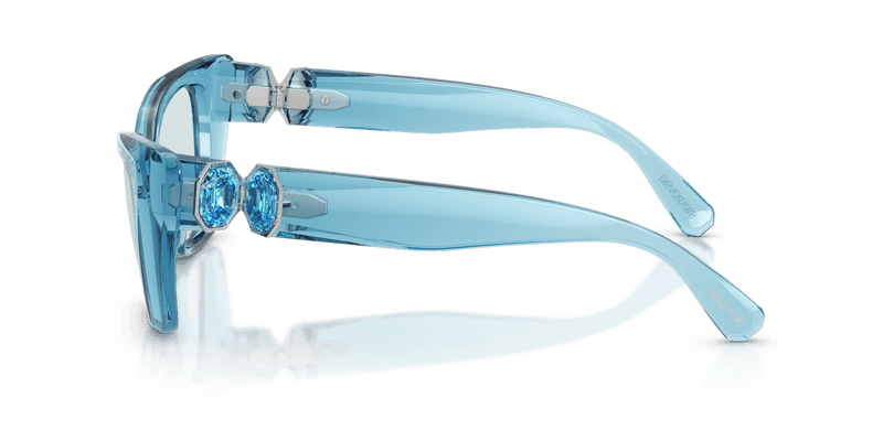 Swarovski SK6047 in Transparent Light Blue / Photo Azure (107872) - Alternate View